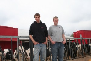 Tom (left) and Paul Oudshoorn (Photo courtesy of the Ontario Veal Association).